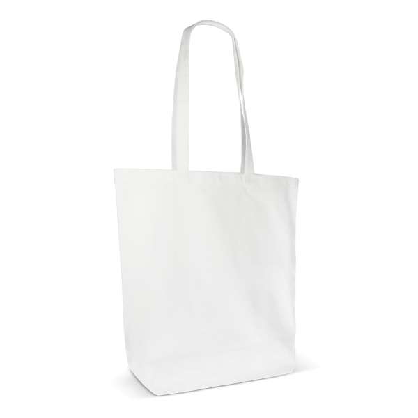 Einkaufstasche Bio-Baumwolle farbig lang 270g / m² 42 x 12 x 43 cm