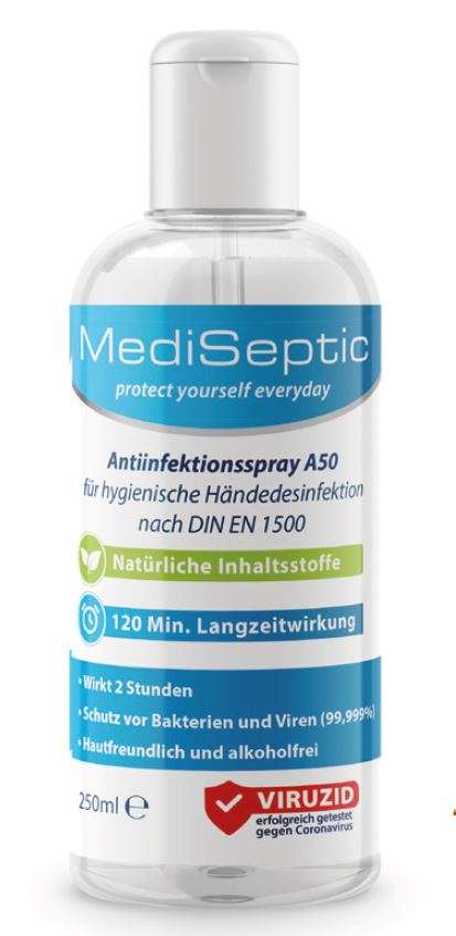 Desinfektionsspray 250 ml, mit Klappdeckel