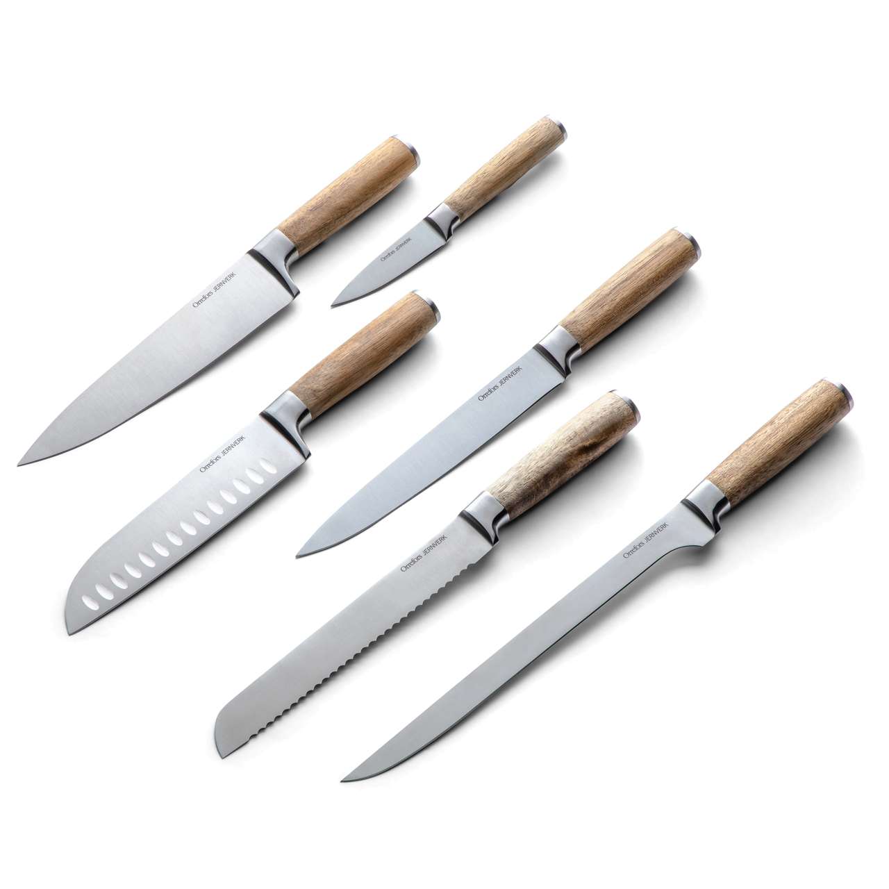 Orrefors Jernverk Messerset 6-teilig