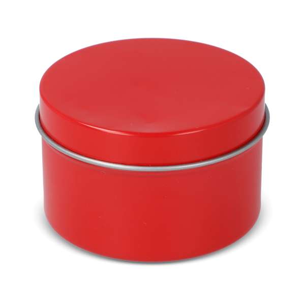 Scented candle recycled tin big