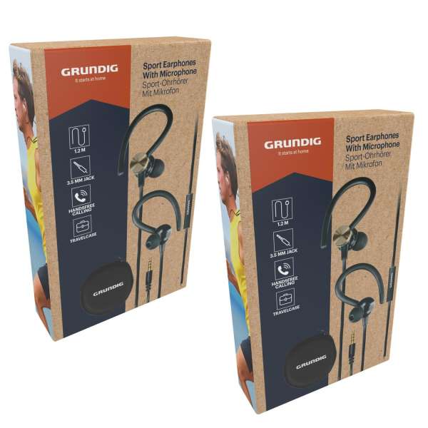 GRUNDIG Sport Earphones With Microphone