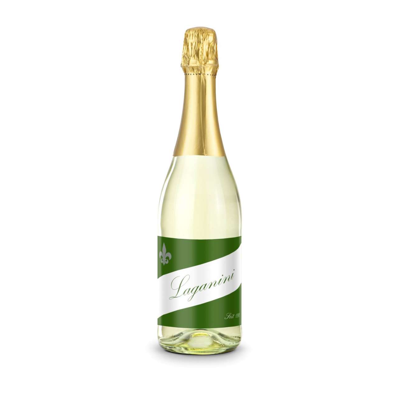 Sekt Cuvée - Flasche klar - Kapselfarbe, 0,75 l