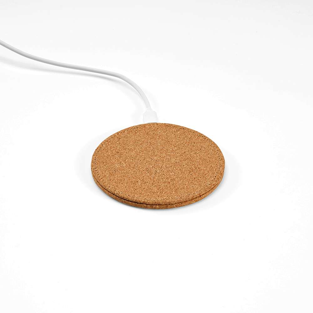 Descartes Wireless Charger aus Kork. 15 W. USB-C-Anschluss