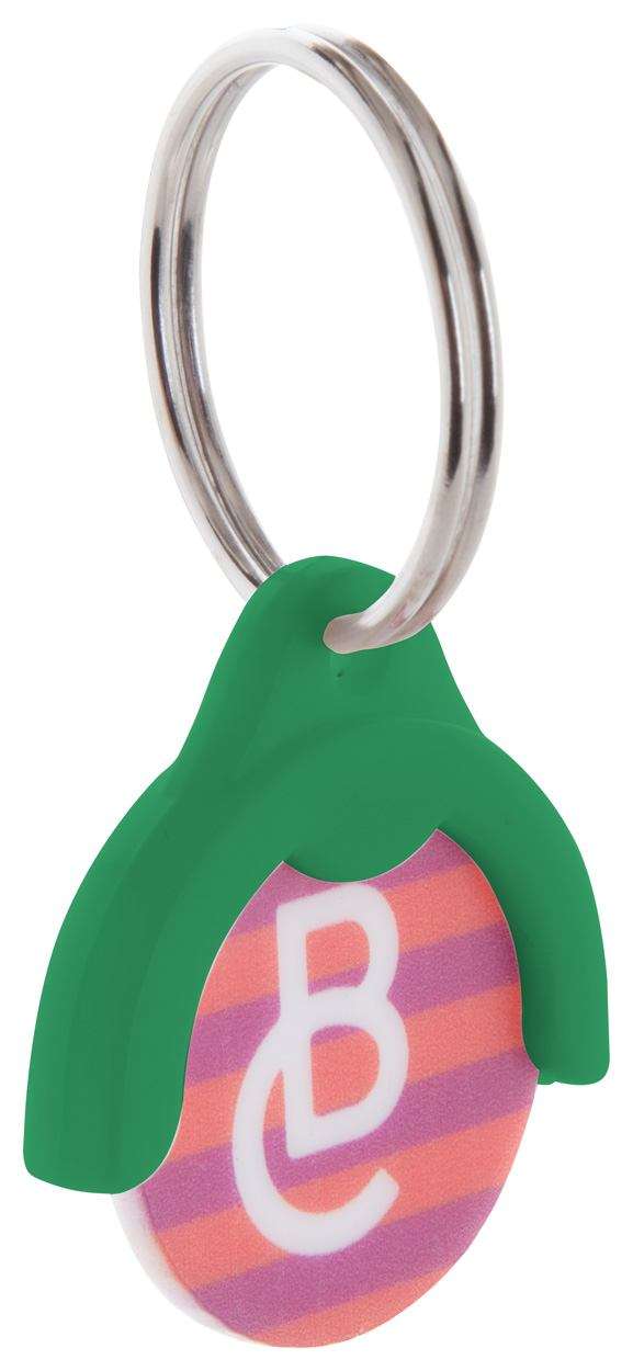 Schlüsselanhänger mit Einkaufswagen-Chip Token