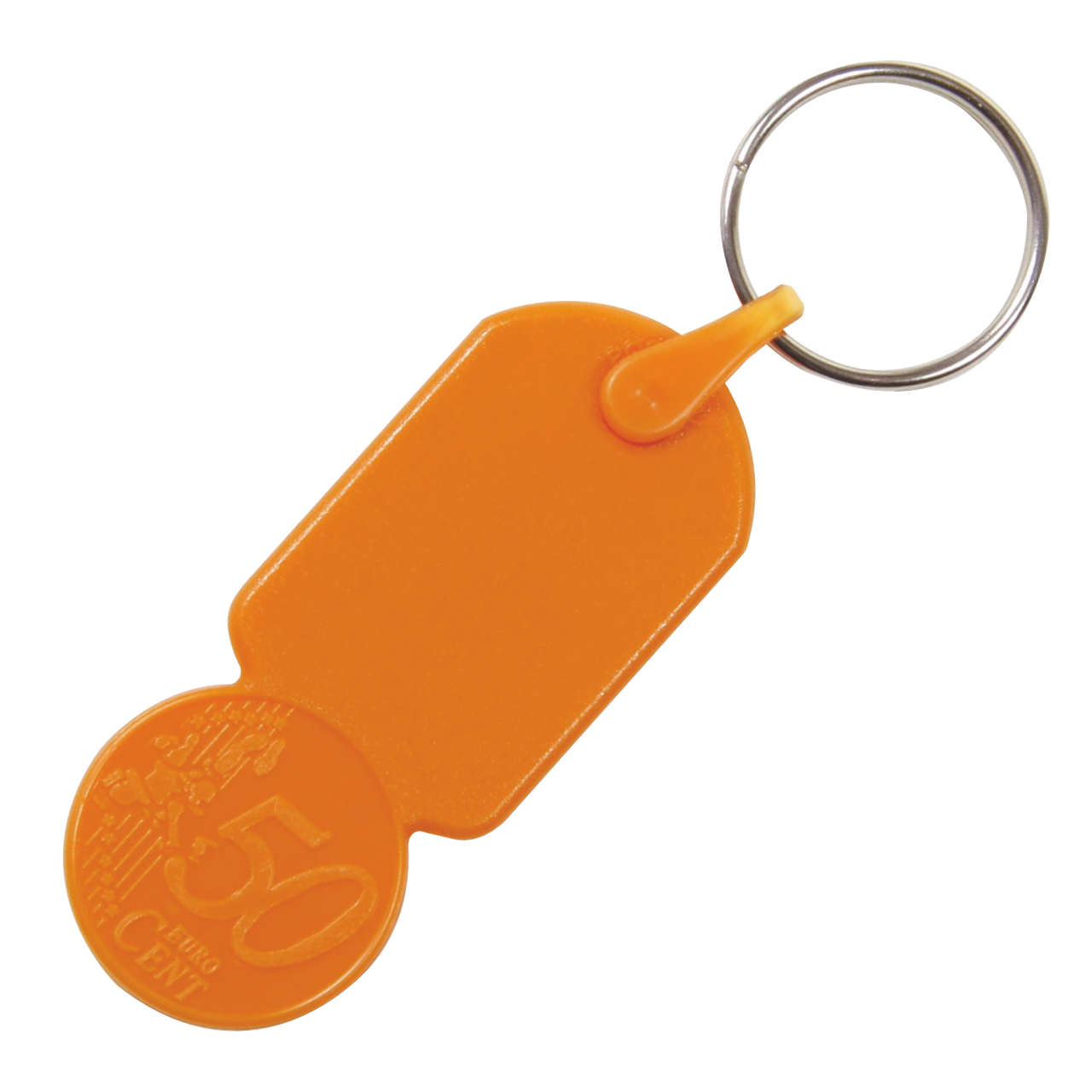Schlüsselanhänger mit € 0,50 Einkaufswagen-Münze