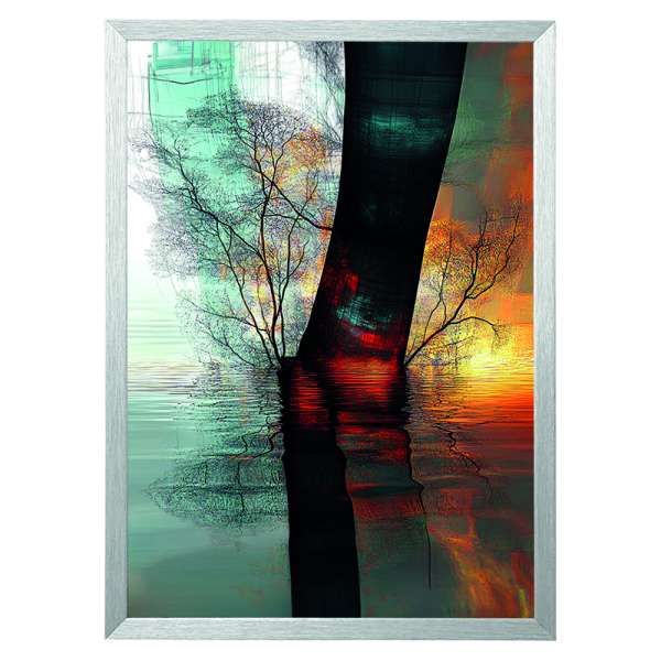 "Pure Mental Energy V" von tokio darcy® - Fine Art Print, A5, Aluminiumrahmen