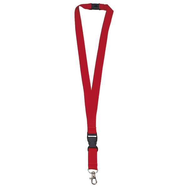 Polyester-Lanyard 20mm mit Schnalle und Haken
