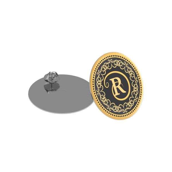 Pin Slim, Oval, 50 x 29 mm