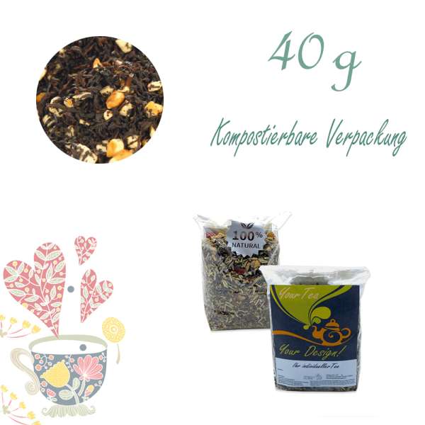 YuboFiT® Schwarzer Tee DON'T STOP THAT NOUGAT