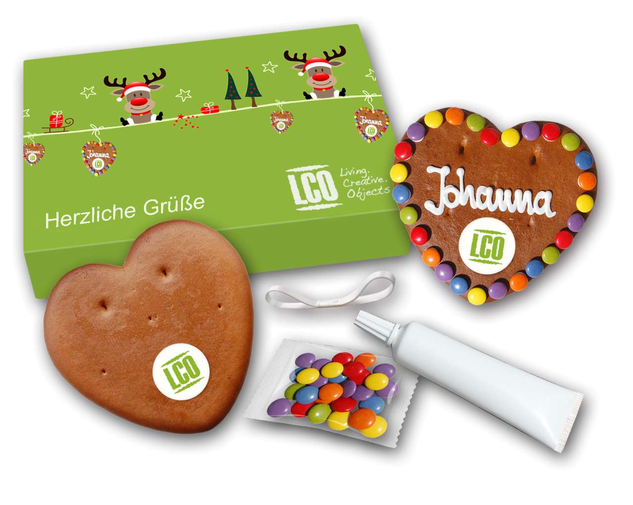Lebkuchenherz Bastelset