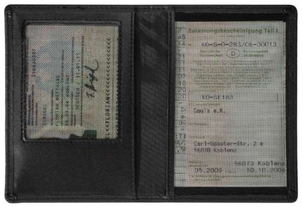 Thanxx® Ausweistasche "TopClassNet" schwarz