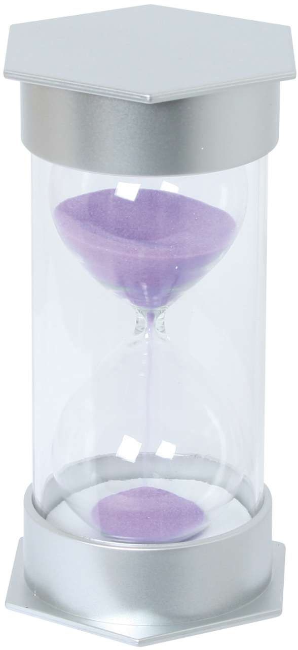 Sanduhr metallic 3 Minuten