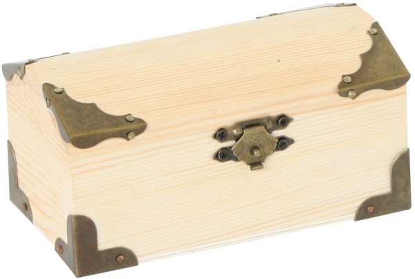 Schatzkiste natur 12 x 6,5 x 6,5cm