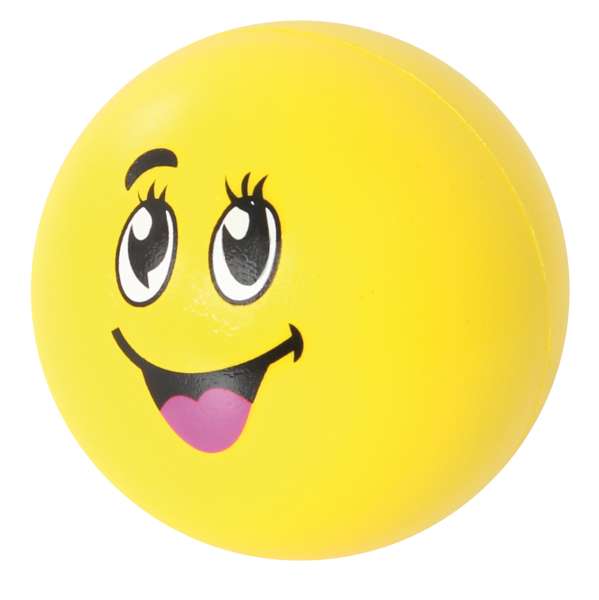 Smile Knautschball Emotion 6,3cm, sortiert