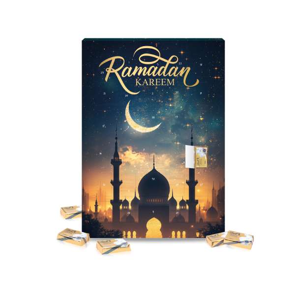 Ramadan Kalender mit Lindt Schokolade