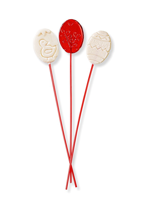 Lolly - Logo-Lutscher mit flexiblem Stiel mit individueller Label-Fahne