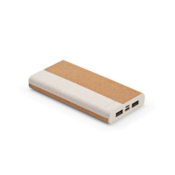 Archimedes Powerbank Batterie Kork 10 000 mAh