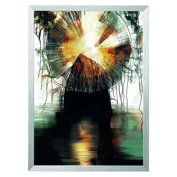 "Pure Mental Energy VI" von tokio darcy® - Fine Art Print, A5, Aluminiumrahmen