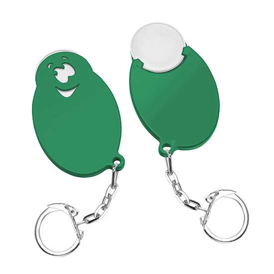 Chiphalter mit 1€-Chip "Gesicht"