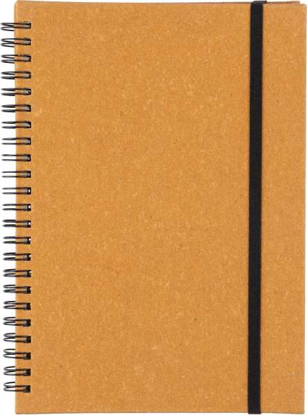 Notizbuch aus recyceltem Leder A5 Egon