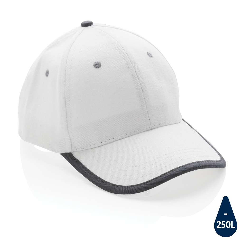 Impact AWARE™ 280gr Brushed rCotton 6 Panel Kontrast-Cap