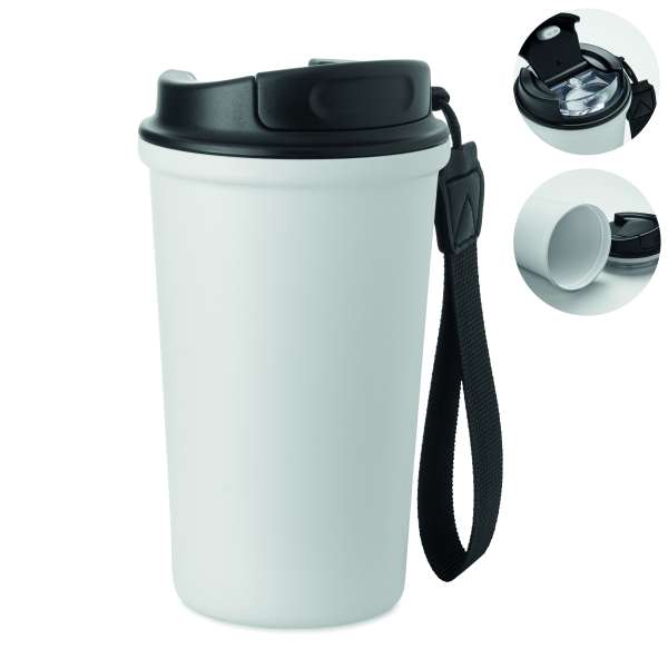 Becher recy. Edelstahl 400ml NAKANO