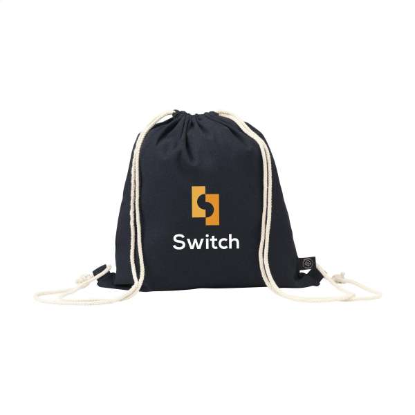 PromoColour GRS Recycled Cotton Backpack (150 g/m²)