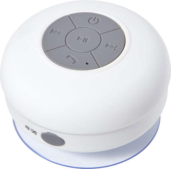 BT / Wireless-Lautsprecher 'Shower' aus Kunststoff