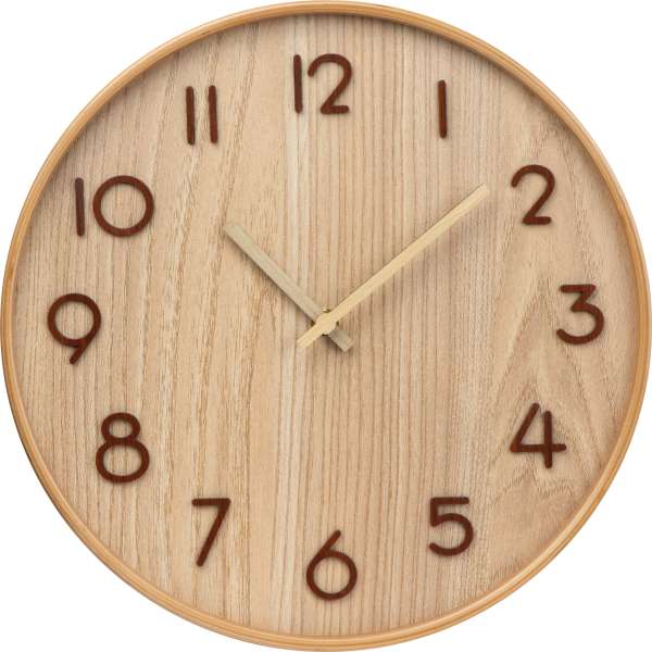 Wanduhr aus Holz CATHERINE