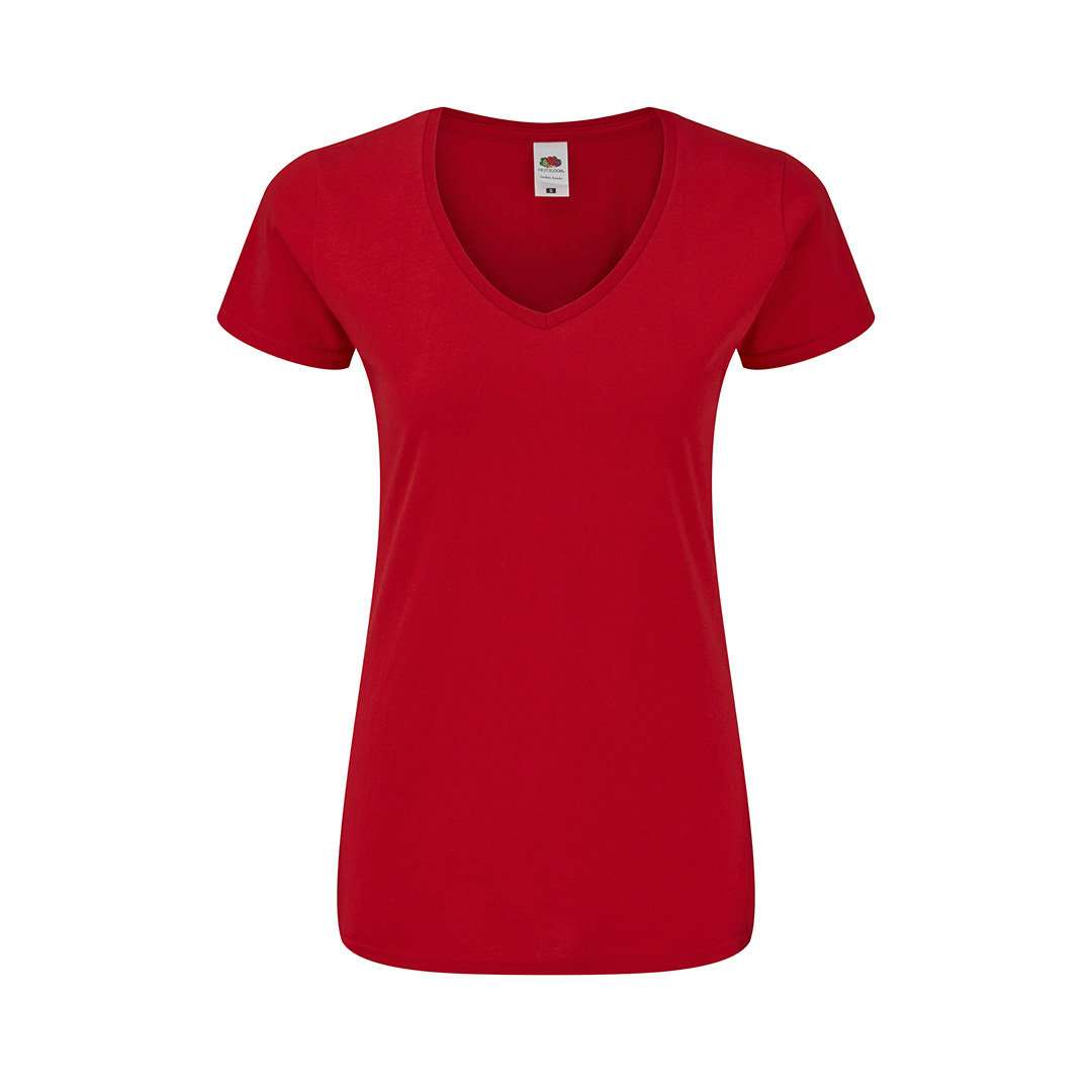 Frauen Farbe T-Shirt Iconic V-Neck