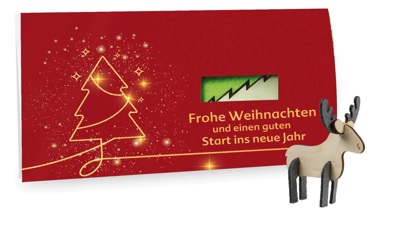 Steckfiguren-Karte Filz - Standardmotiv