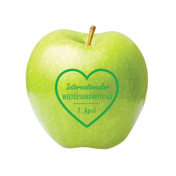 Apfel grün "Weltgesundheitstag"