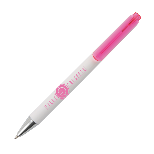 MANHATTAN Kugelschreiber mit transparentem Clip Peekay