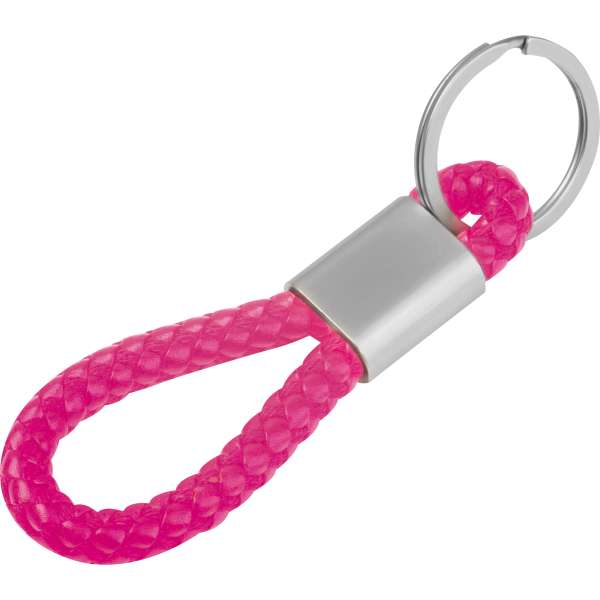 Metall-Schlüsselanhänger mit Kordel ERNEST