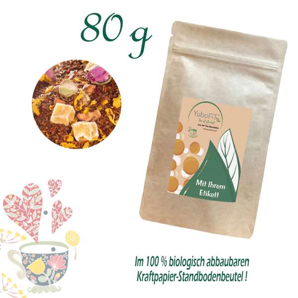 YuboFiT® Rotbuschtee GRANATAPFEL-HIMBEERE
