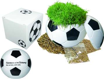 Rasender Fußball in Präsentpackung