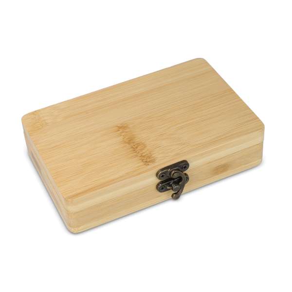 13-teiliges Werkzeugset in Bambusbox