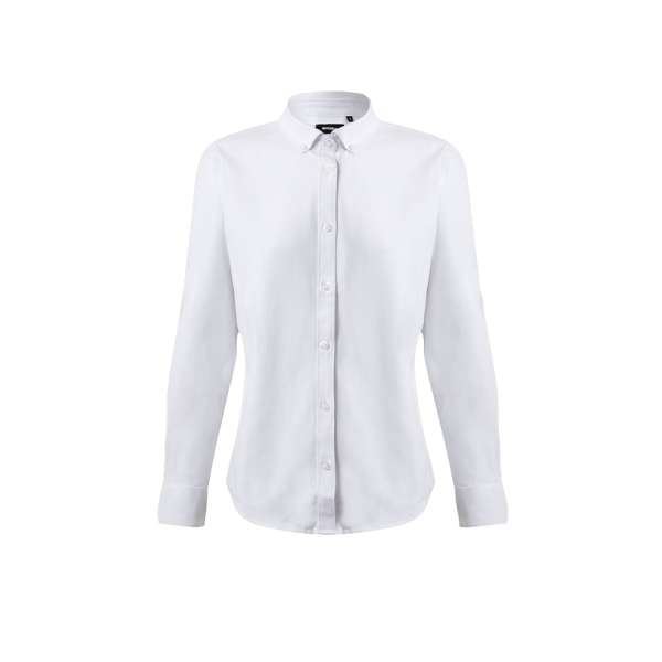 VL PRITHVI WOMEN Hemd Oxford (180 g / m²) für Damen, aus Baumwolle (50 %), Polyester (45 %) und Elas