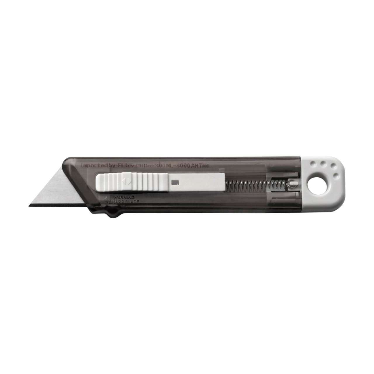 Cutter-Messer mit Federkernautomatik aus Kunststoff Griffin