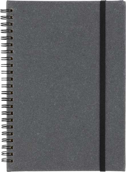 Notizbuch aus recyceltem Leder A5 Egon