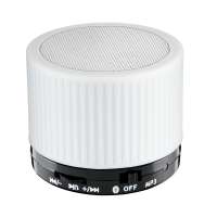 Lautsprecher schwarz, Gitter weiß, Hülle weiß