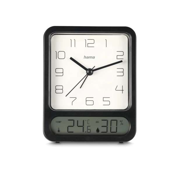 Hama "Pag" Alarm Clock, with Thermometer/Hygrometer