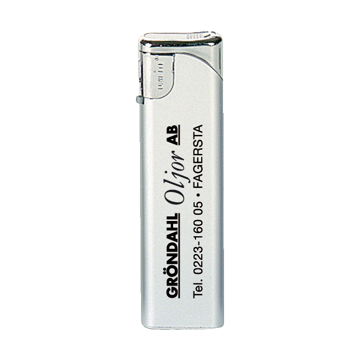 Slider Elektronische Feuerzeuge Silber