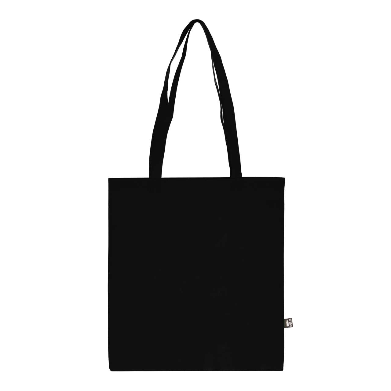 R-PET Tragetasche aus Non Woven mit langen Griffen 38 x 42cm 75g / m²