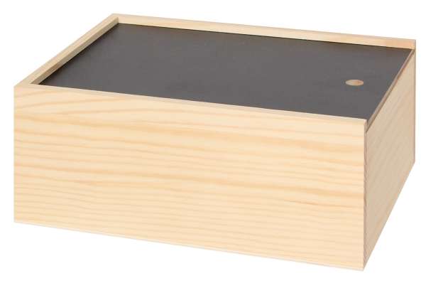 Schubkistchen 20 x 15 x 8,5 cm mit beschreibbarem Deckel