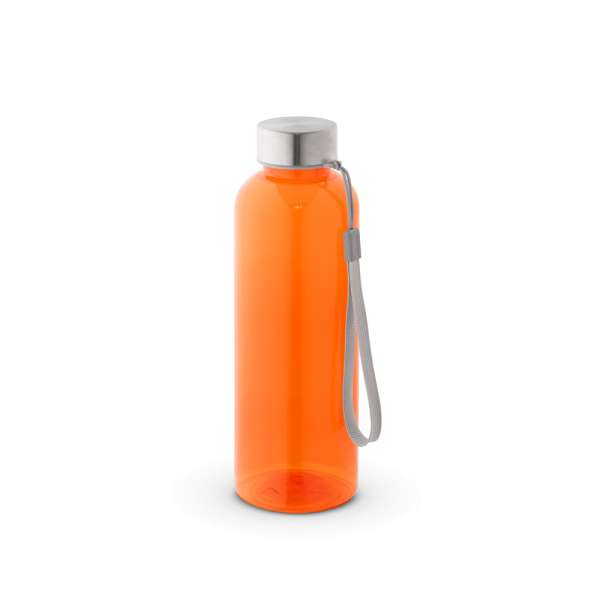 ENDERS M Trinkflasche (600ml) aus recyceltem PET (100% rPET) mit glänzender transluzenter Oberfläche