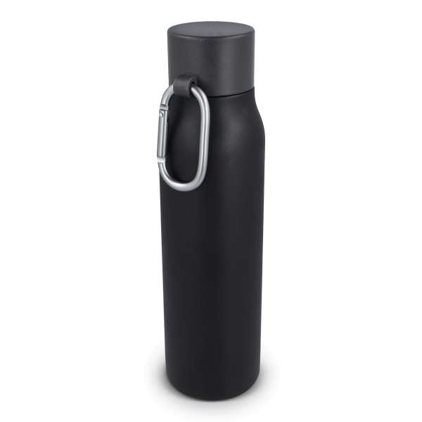 Karabiner mattierte Isolierflasche 600 ml