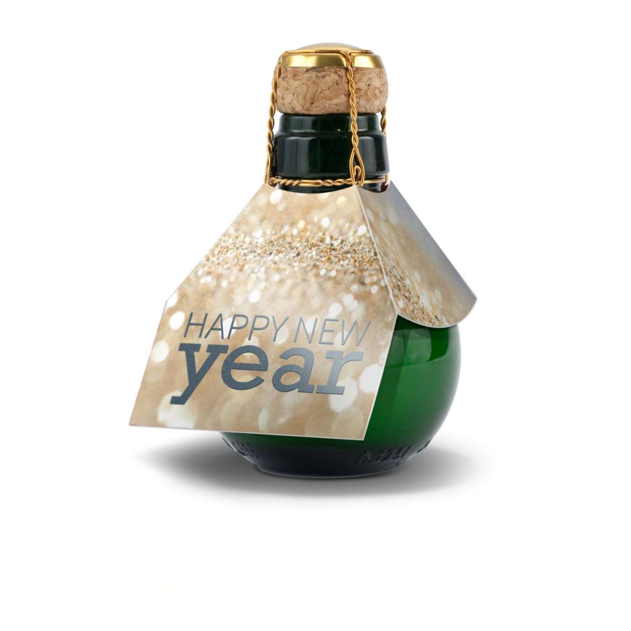 Kleinste Sektflasche der Welt! Happy New Year - Ohne Geschenkkarton, 125 ml
