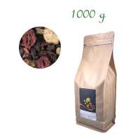 Bulk-Pack Flachbodenbeutel, Kraftpapier, Inhalt 1000 g