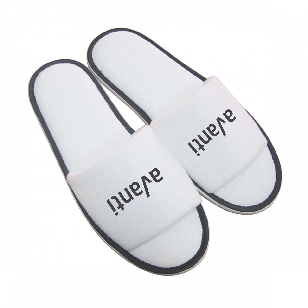 Paar Badeslipper, offen